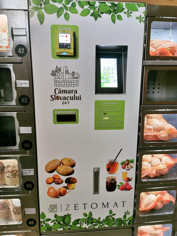 Automat de vânzare legume