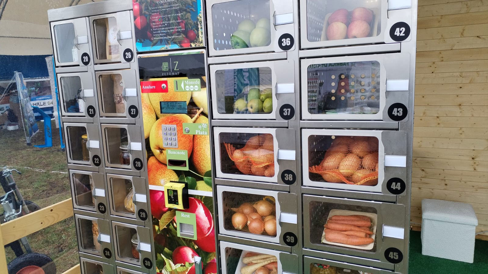 automate pentru
vânzarea produselor proaspete